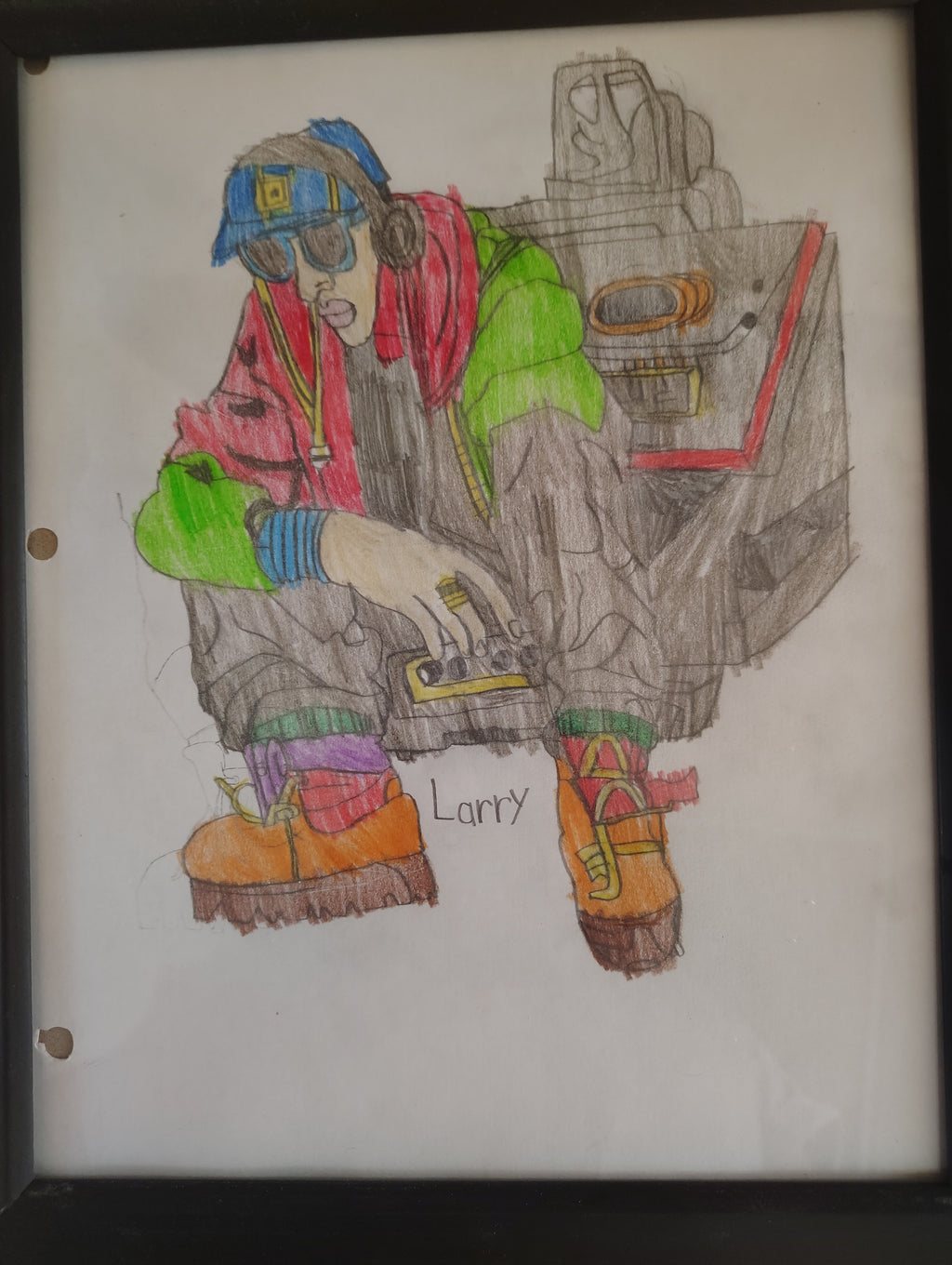 LC 8x10 Framed drawing