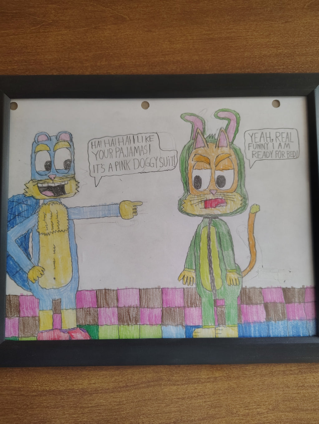 LC 8x10 Framed drawing