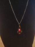 JI beaded wire necklace