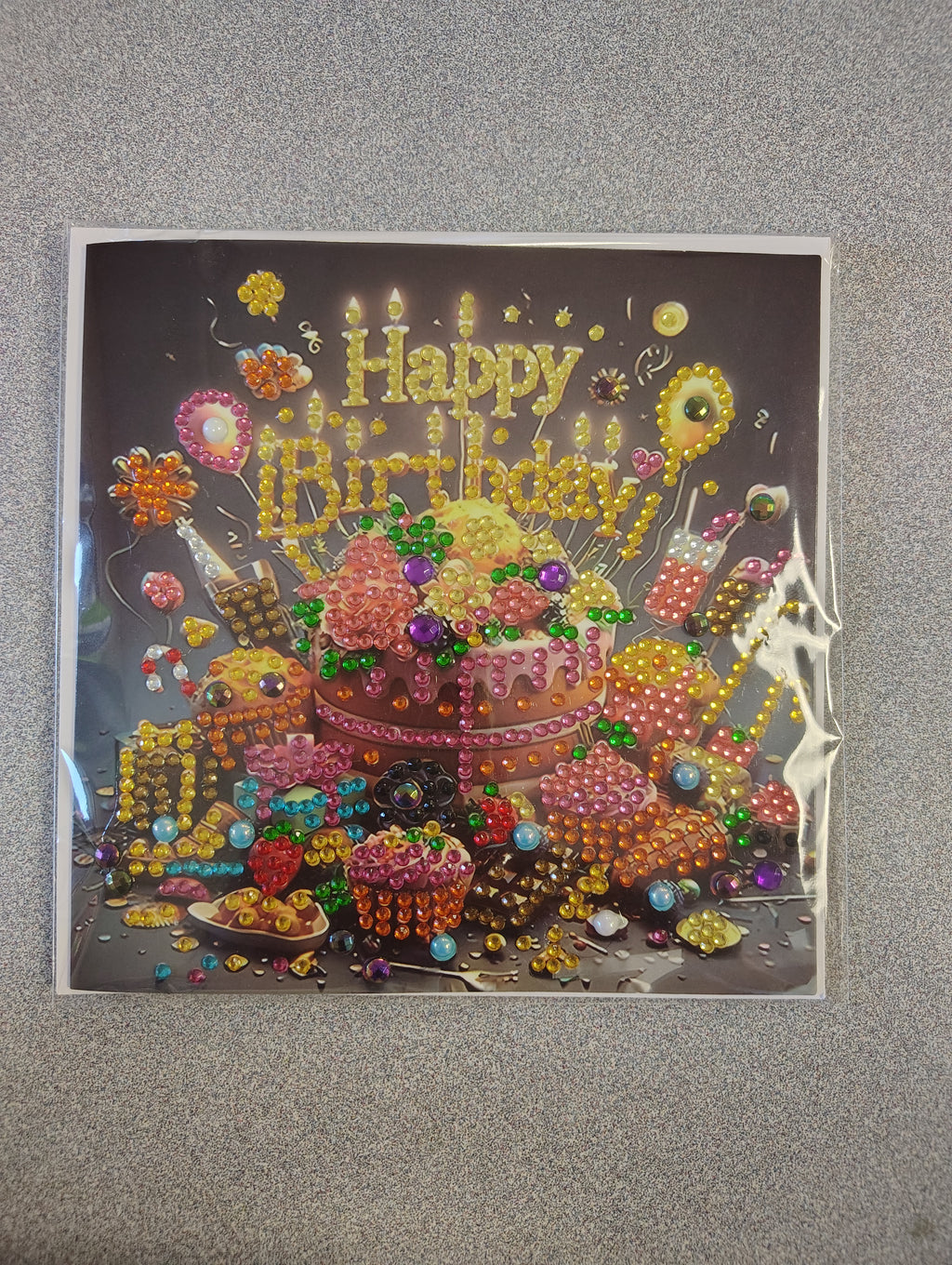 Diamond art Birthday cards