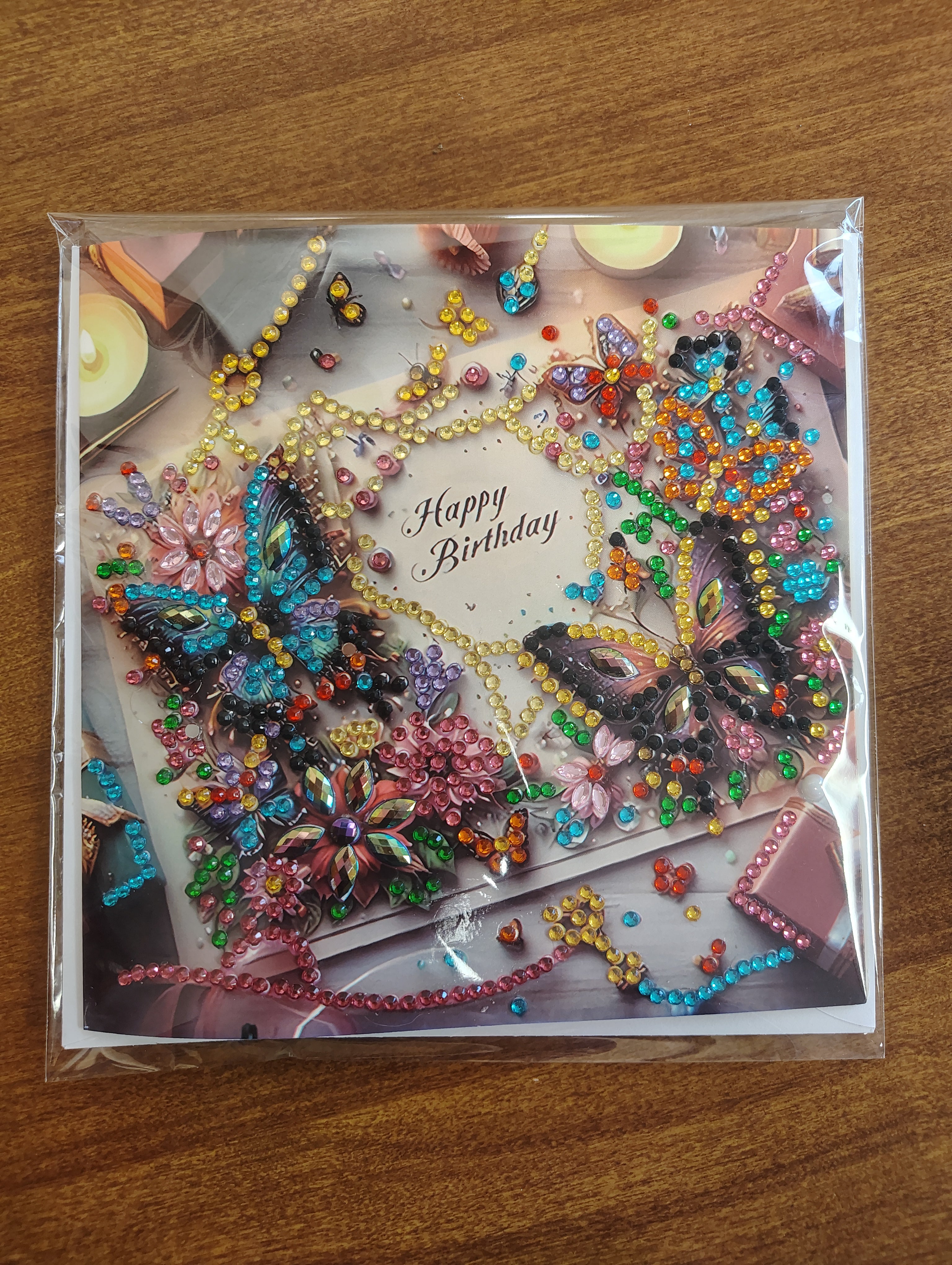 Diamond art Birthday cards