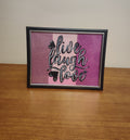 DR Framed collage painting
